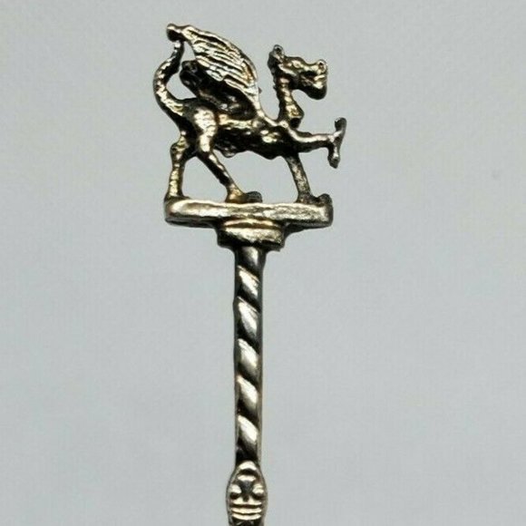 Rare Dragon Embossed Engraved Decorative Spoon - Picture 5 of 16